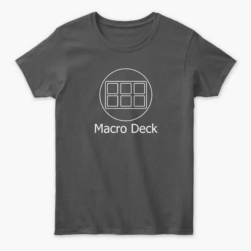 Macro Deck Logo White Outline