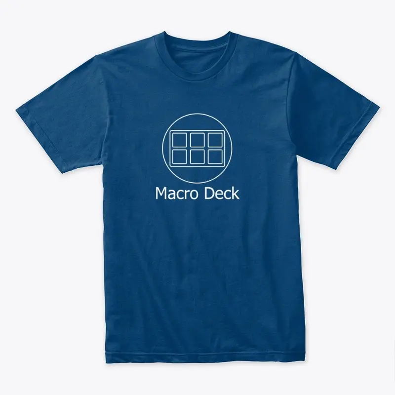 Macro Deck Logo White Outline